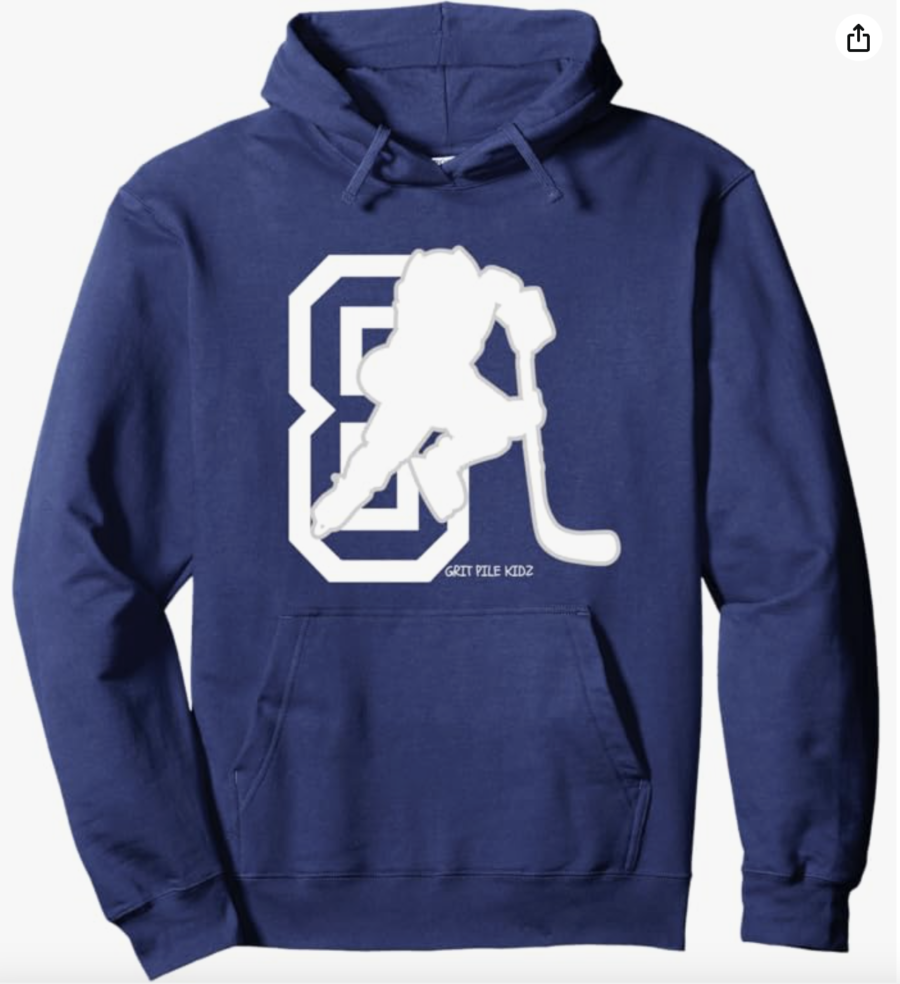 Navy Blue Pullover Hoodie